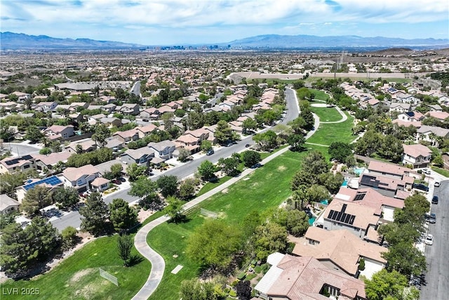 2309 Tedesca Dr, Henderson, NV 89052 - aerial perspective of suburban area with mountains
