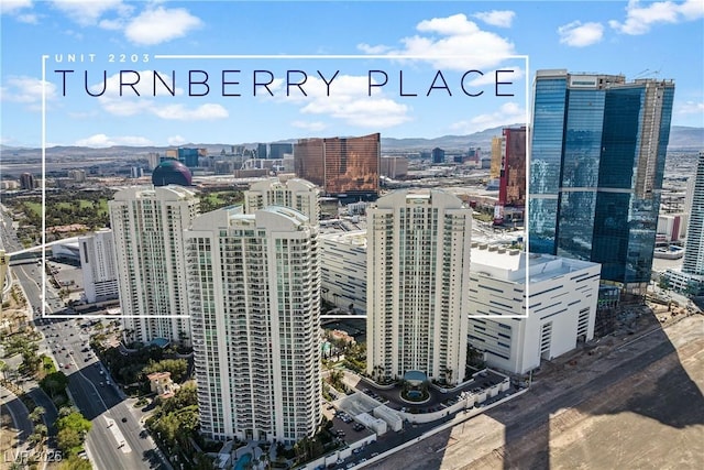 2877 Paradise Rd Unit 2203, Las Vegas, NV 89109 - view of city featuring a mountainous background