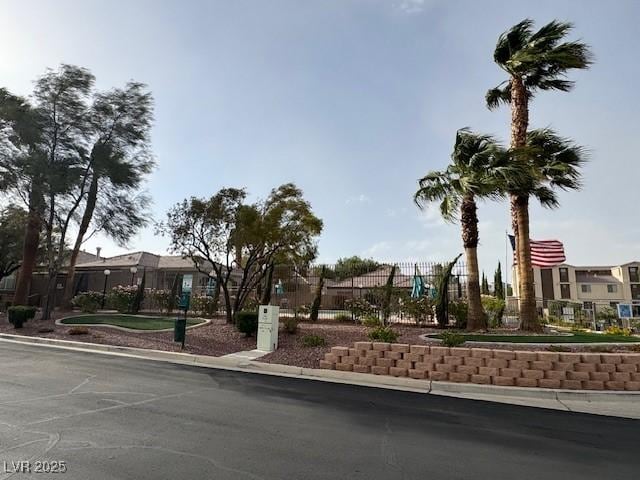view of front of home with fence