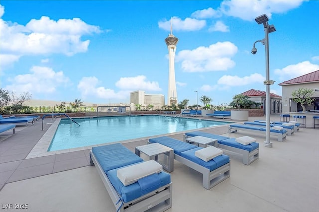 200 W Sahara Ave Unit 603, Las Vegas, NV 89102 - community pool with a patio