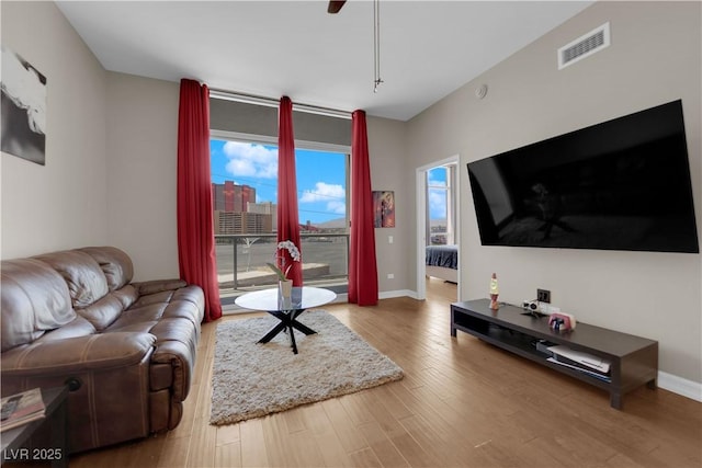 200 W Sahara Ave Unit 603, Las Vegas, NV 89102 - living area featuring wood finished floors and baseboards