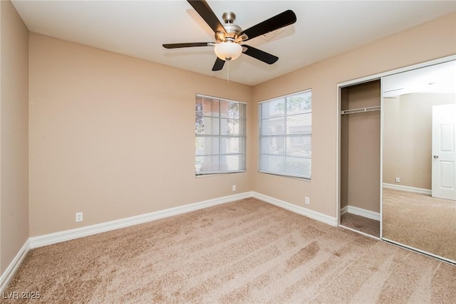 8205 Harrogate Ave, Las Vegas, NV 89129 - unfurnished bedroom with carpet, a closet, and baseboards