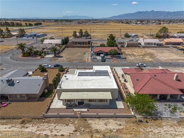 1320 Daytona St, Pahrump, NV 89048 - aerial perspective of suburban area with a mountainous background