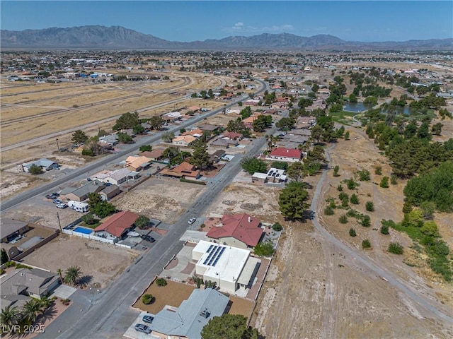 1320 Daytona St, Pahrump, NV 89048 - aerial view of residential area featuring a mountainous background