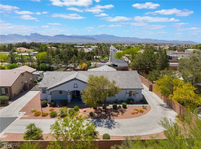 8125 Soledad Canyon St, Las Vegas, NV 89131 - aerial view of residential area with mountains