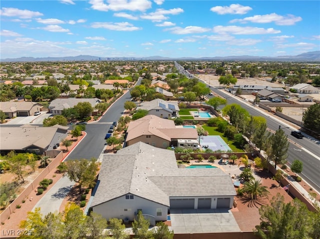8125 Soledad Canyon St, Las Vegas, NV 89131 - aerial perspective of suburban area with mountains