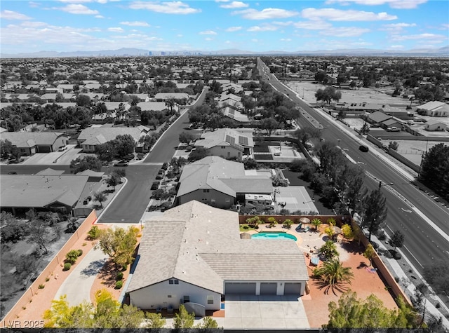 8125 Soledad Canyon St, Las Vegas, NV 89131 - aerial view of residential area featuring a mountainous background