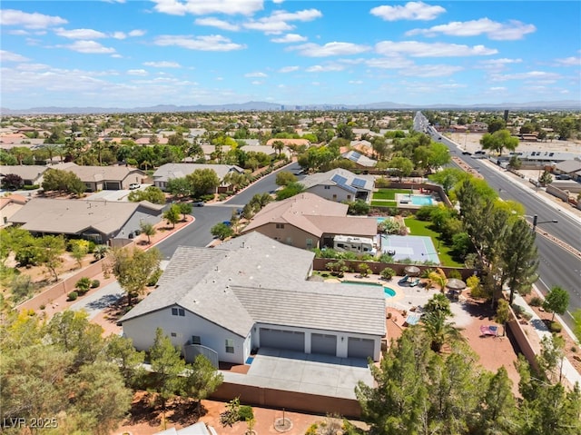 8125 Soledad Canyon St, Las Vegas, NV 89131 - aerial view of residential area featuring a mountainous background