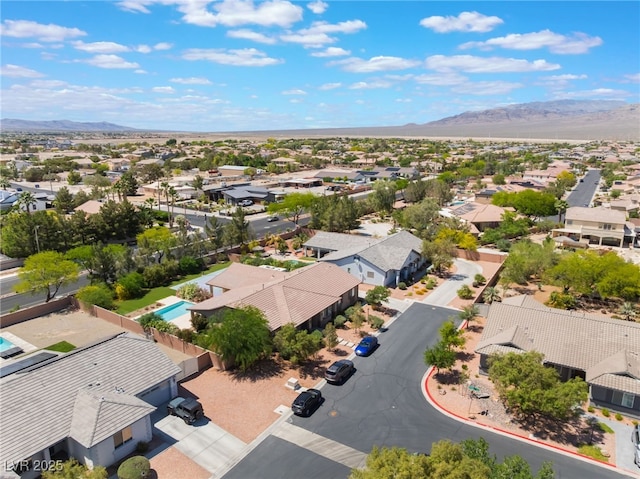 8125 Soledad Canyon St, Las Vegas, NV 89131 - aerial view of residential area featuring mountains