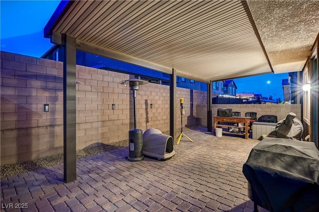 9327 S Chieftain St, Las Vegas, NV 89178 - view of patio with a fenced backyard