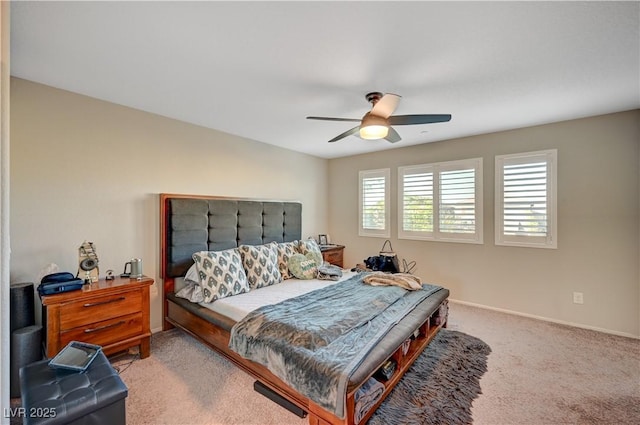 9327 S Chieftain St, Las Vegas, NV 89178 - carpeted bedroom featuring a ceiling fan and baseboards