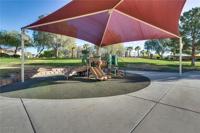 680 Moonlight Stroll St, Henderson, NV 89002 - communal playground with a lawn