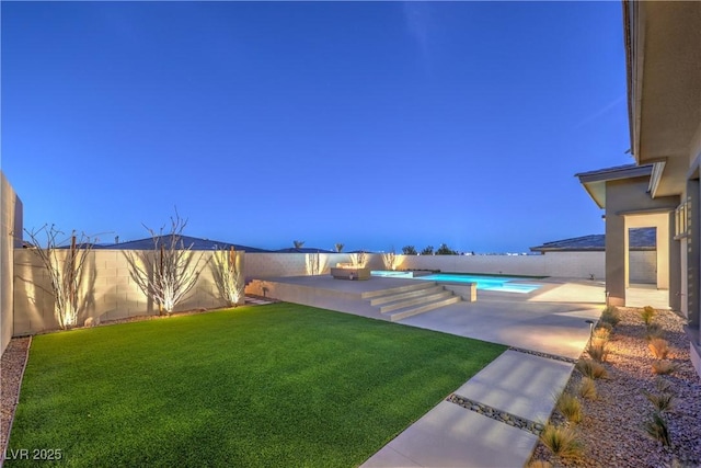 10048 Copper Edge Rd, Las Vegas, NV 89148 - fenced backyard with a patio