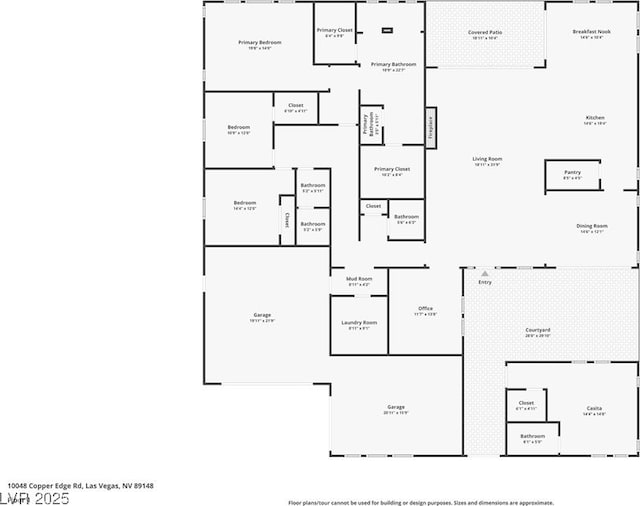 10048 Copper Edge Rd, Las Vegas, NV 89148 - view of property floor plan