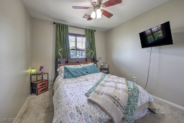 10623 Auburn Springs Ave, Las Vegas, NV 89166 - carpeted bedroom featuring baseboards and a ceiling fan