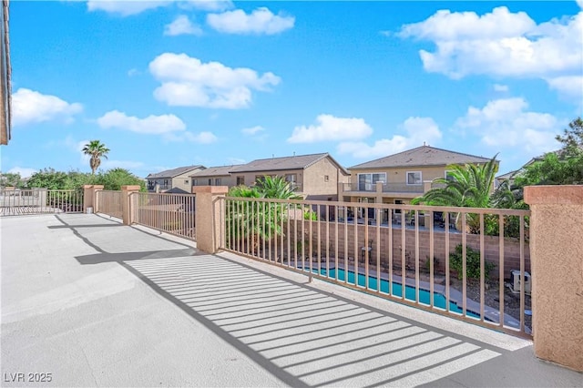4063 Lower Saxon Ave, North Las Vegas, NV 89085 - view of patio / terrace with a residential view