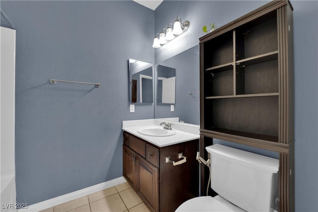 4063 Lower Saxon Ave, North Las Vegas, NV 89085 - bathroom with vanity and tile patterned flooring