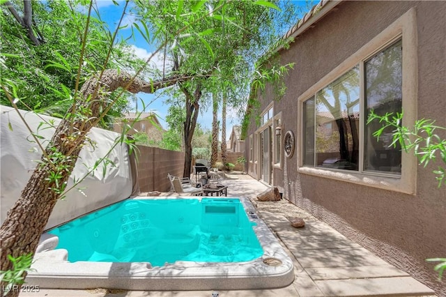 11244 Gammila Dr, Las Vegas, NV 89141 - view of swimming pool featuring a patio and a fenced backyard