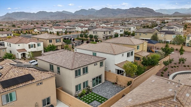 10324 Stroma Ave, Las Vegas, NV 89166 - aerial view of residential area featuring a mountainous background
