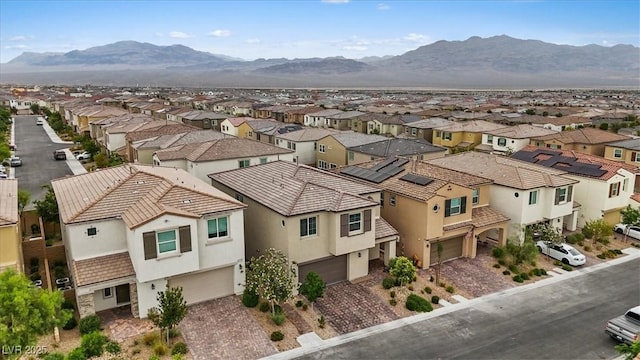 10324 Stroma Ave, Las Vegas, NV 89166 - aerial view of residential area featuring a mountainous background
