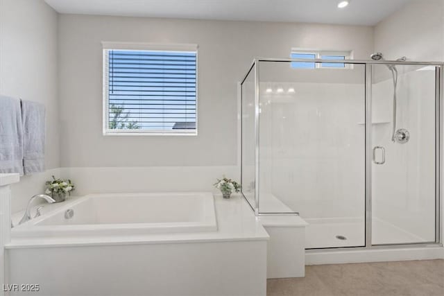 10324 Stroma Ave, Las Vegas, NV 89166 - full bath with a garden tub and a shower stall