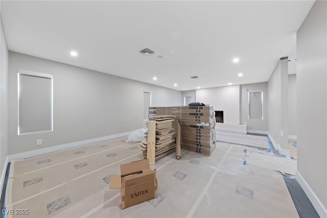 3075 Santa Margarita St, Las Vegas, NV 89146 - interior space with recessed lighting and baseboards