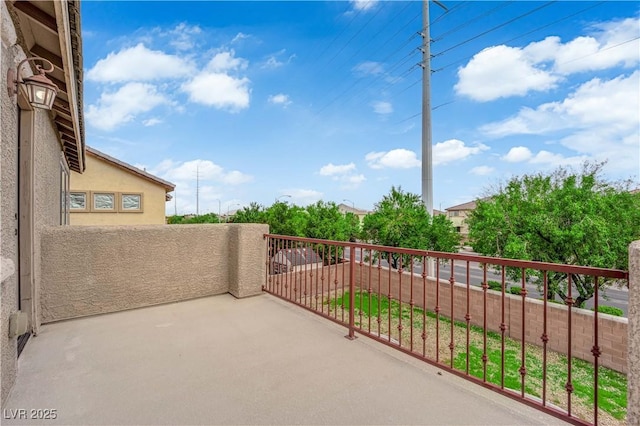 125 Sharp Edge Ave, North Las Vegas, NV 89031 - view of patio featuring a balcony