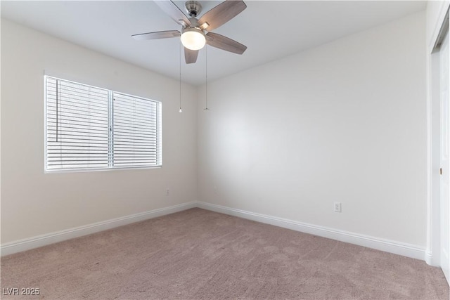2185 High Mesa Dr, Henderson, NV 89012 - empty room with light carpet, a ceiling fan, and baseboards