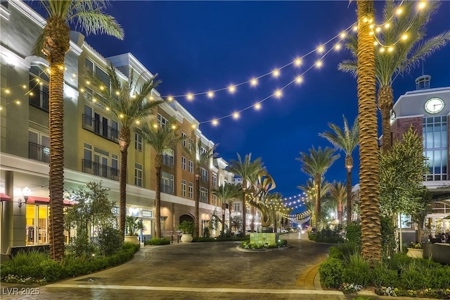 2185 High Mesa Dr, Henderson, NV 89012 - view of property at twilight