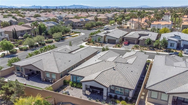 7416 Deschutes Cir, Las Vegas, NV 89129 - aerial view of residential area with a mountainous background