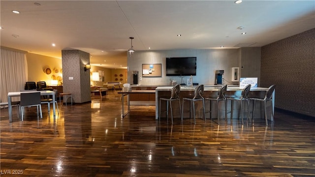 8255 S Las Vegas Blvd Unit 1514, Las Vegas, NV 89123 - bar featuring dark wood-type flooring and recessed lighting