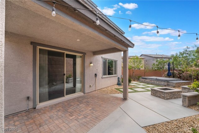 5981 Smith Valley Rd, Las Vegas, NV 89148 - view of patio / terrace with fence