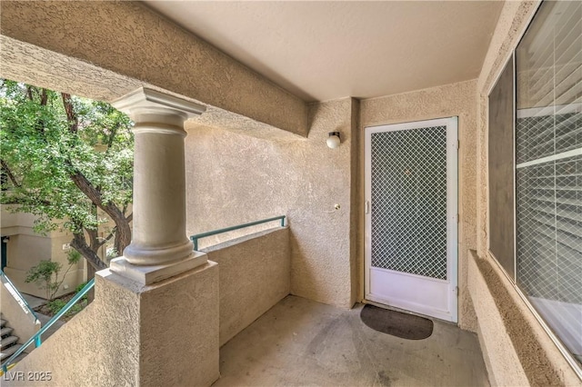 1557 Lake Placid Ter Unit 1557, Henderson, NV 89014 - doorway to property featuring stucco siding and a balcony