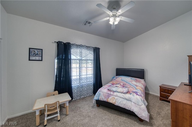 3581 Margarita Ave, Pahrump, NV 89048 - bedroom featuring carpet, baseboards, and ceiling fan