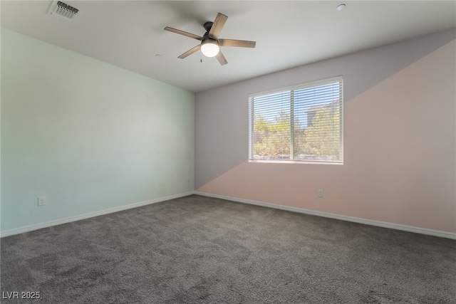 133 Clouded Ave, Henderson, NV 89002 - spare room with ceiling fan, carpet floors, and baseboards