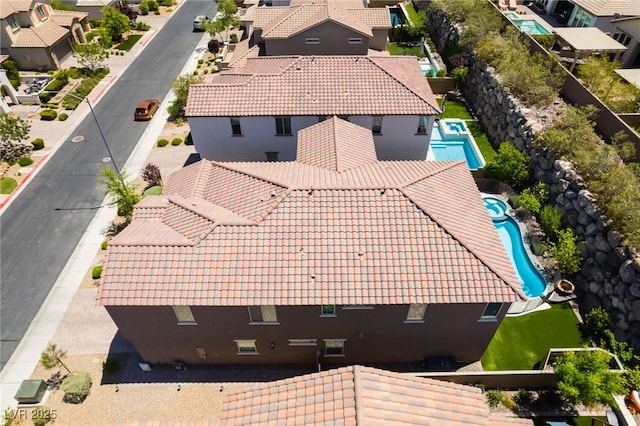 133 Clouded Ave, Henderson, NV 89002 - aerial view of residential area with a pool area