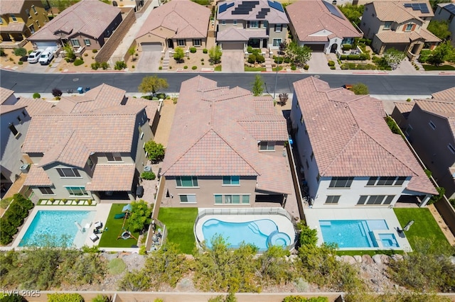 133 Clouded Ave, Henderson, NV 89002 - aerial view of residential area with a pool area