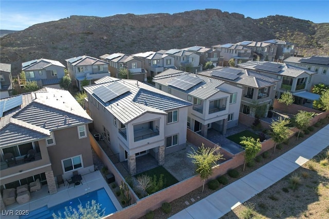 40 Strada Moscato, Henderson, NV 89011 - aerial view of residential area with mountains