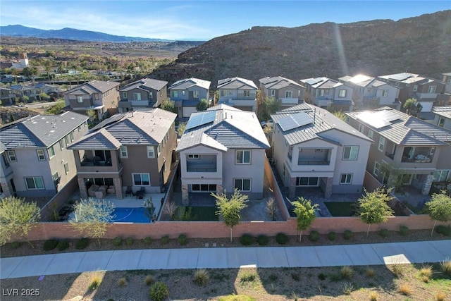 40 Strada Moscato, Henderson, NV 89011 - aerial view of residential area with mountains