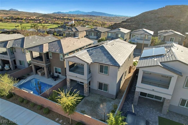 40 Strada Moscato, Henderson, NV 89011 - aerial view of residential area featuring mountains