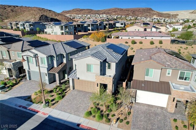 40 Strada Moscato, Henderson, NV 89011 - aerial view of residential area with a mountain backdrop