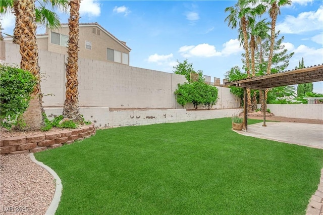 2257 Norway Pine Ct, Las Vegas, NV 89134 - view of yard with a patio and a pergola