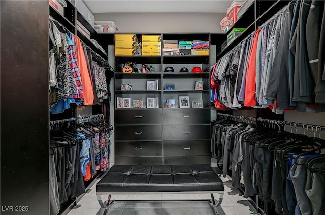 468 Harvest Rain, Las Vegas, NV 89011 - walk in closet featuring tile patterned floors