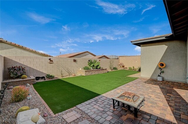 468 Harvest Rain, Las Vegas, NV 89011 - view of yard with a patio