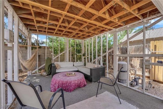 1320 Wengert Ave, Las Vegas, NV 89104 - sunroom / solarium featuring outdoor lounge area