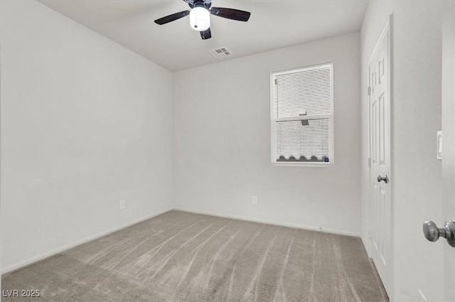 9198 Harbin Ave, Las Vegas, NV 89148 - empty room featuring carpet, a ceiling fan, and baseboards