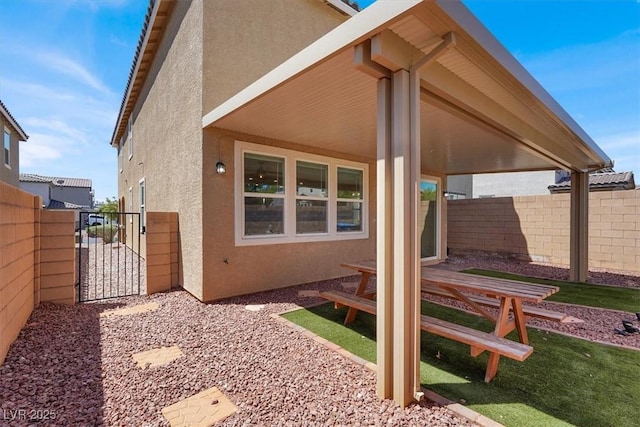 9198 Harbin Ave, Las Vegas, NV 89148 - view of yard featuring a gate and fence