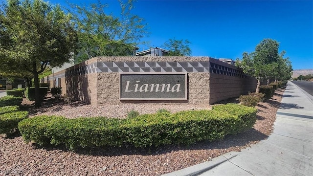 9198 Harbin Ave, Las Vegas, NV 89148 - view of community sign