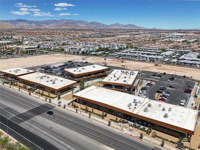 9198 Harbin Ave, Las Vegas, NV 89148 - aerial view of a mountain backdrop