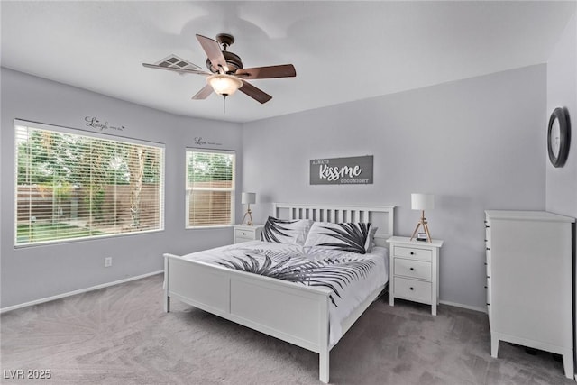 3005 Dotted Wren Ave, North Las Vegas, NV 89084 - carpeted bedroom featuring baseboards and a ceiling fan